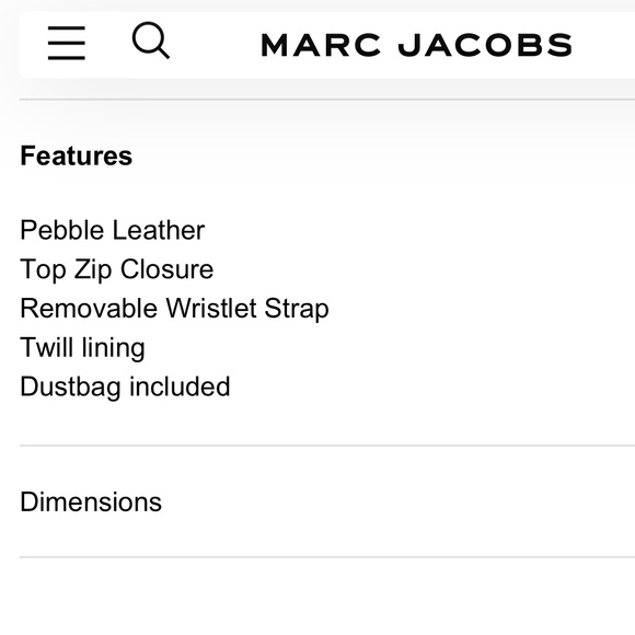 Authentic Marc Jacobs Brown Beauty Bag - Picture 6 of 12